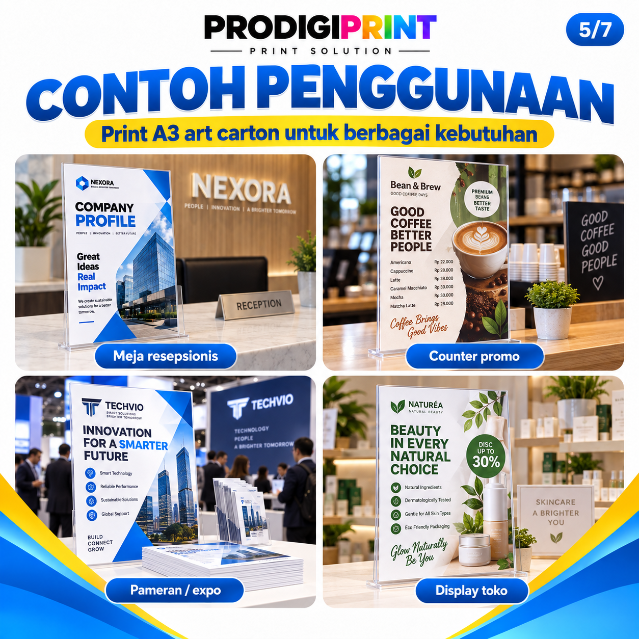 Print Warna Art Carton Perlembar A3 — gambar 4 dari 7