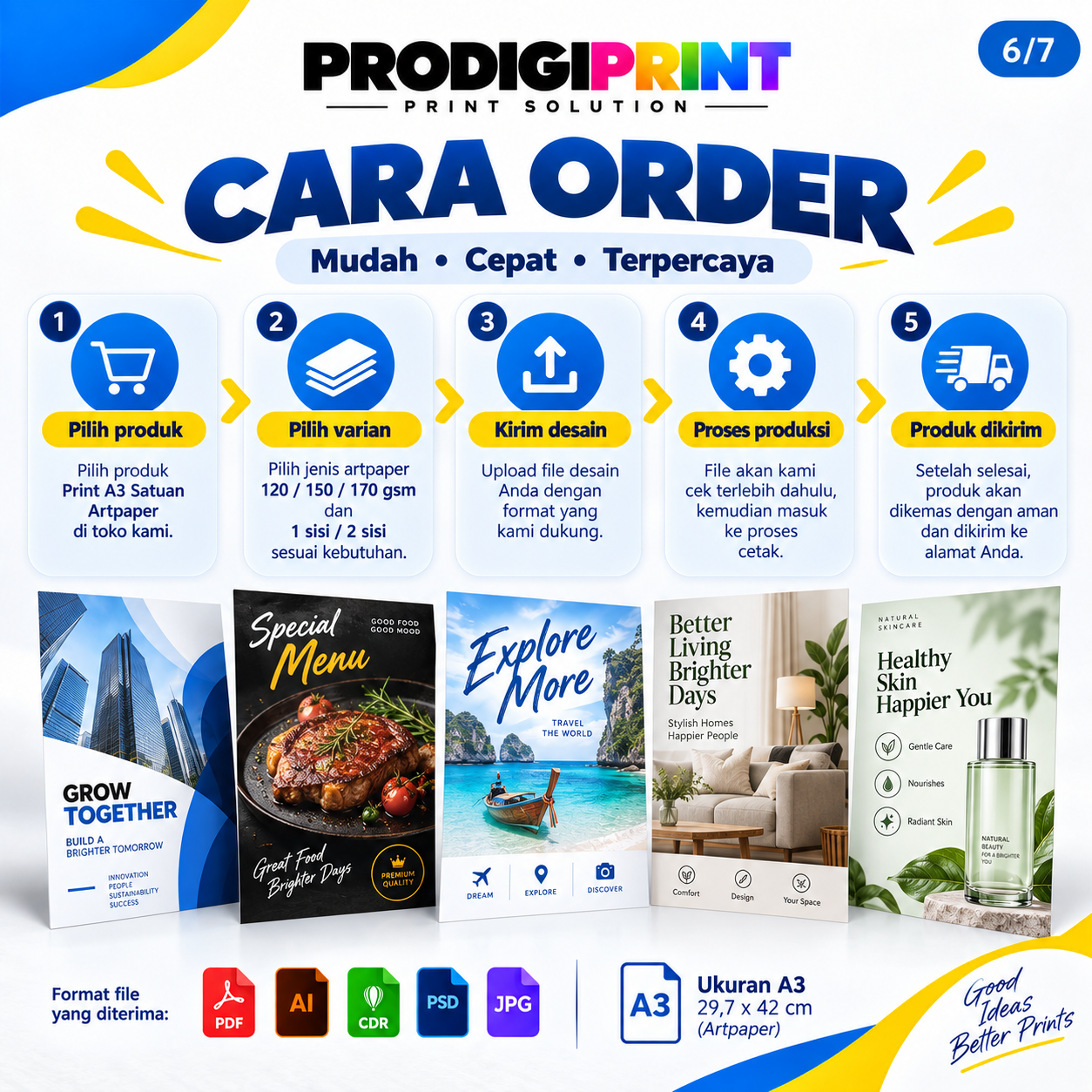 Print Warna Art Paper Perlembar A3 — gambar 6 dari 7