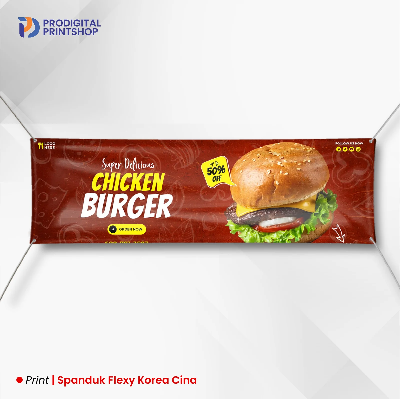 Spanduk Flexy Korea Cina