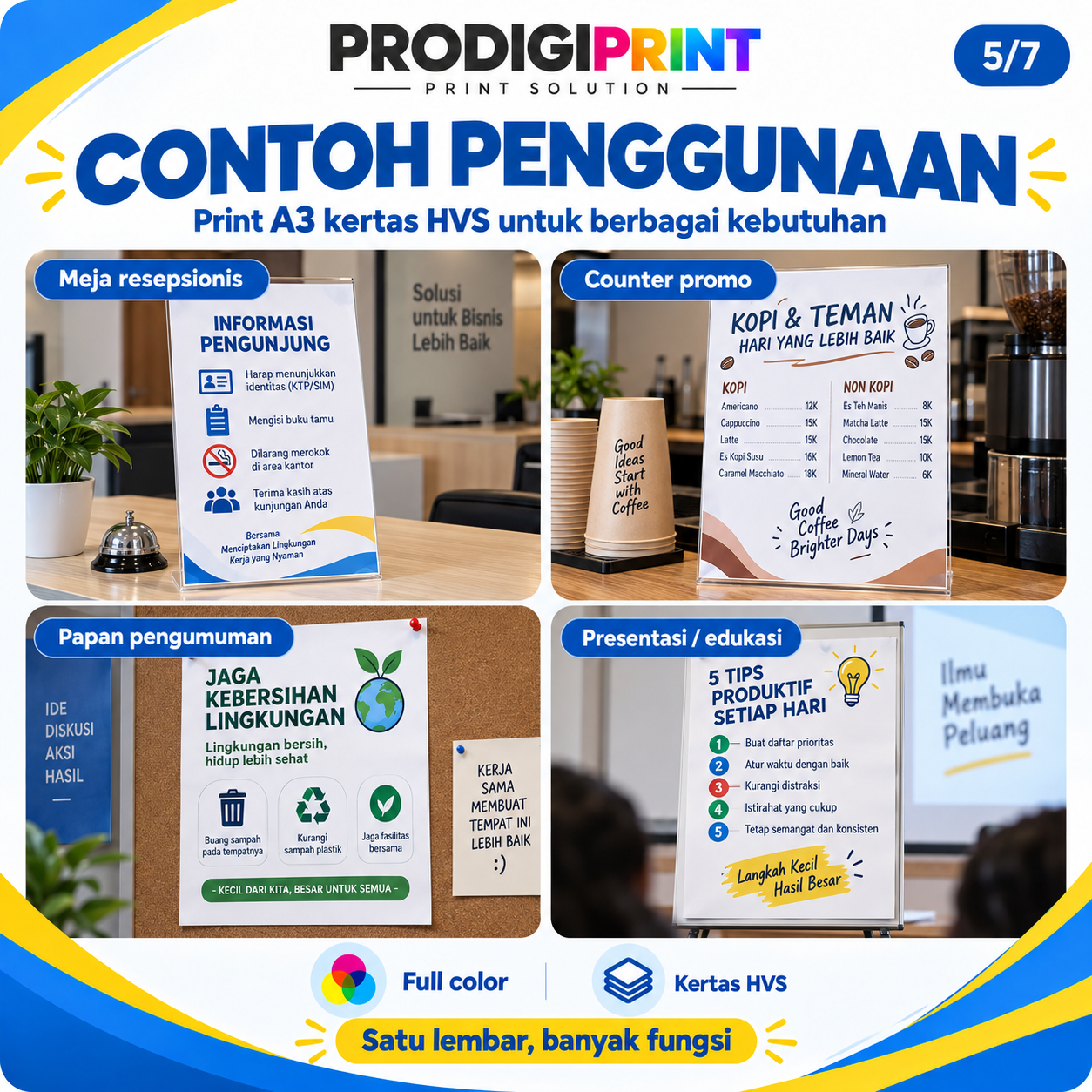 Print Warna HVS perlembar A3 — gambar 5 dari 7
