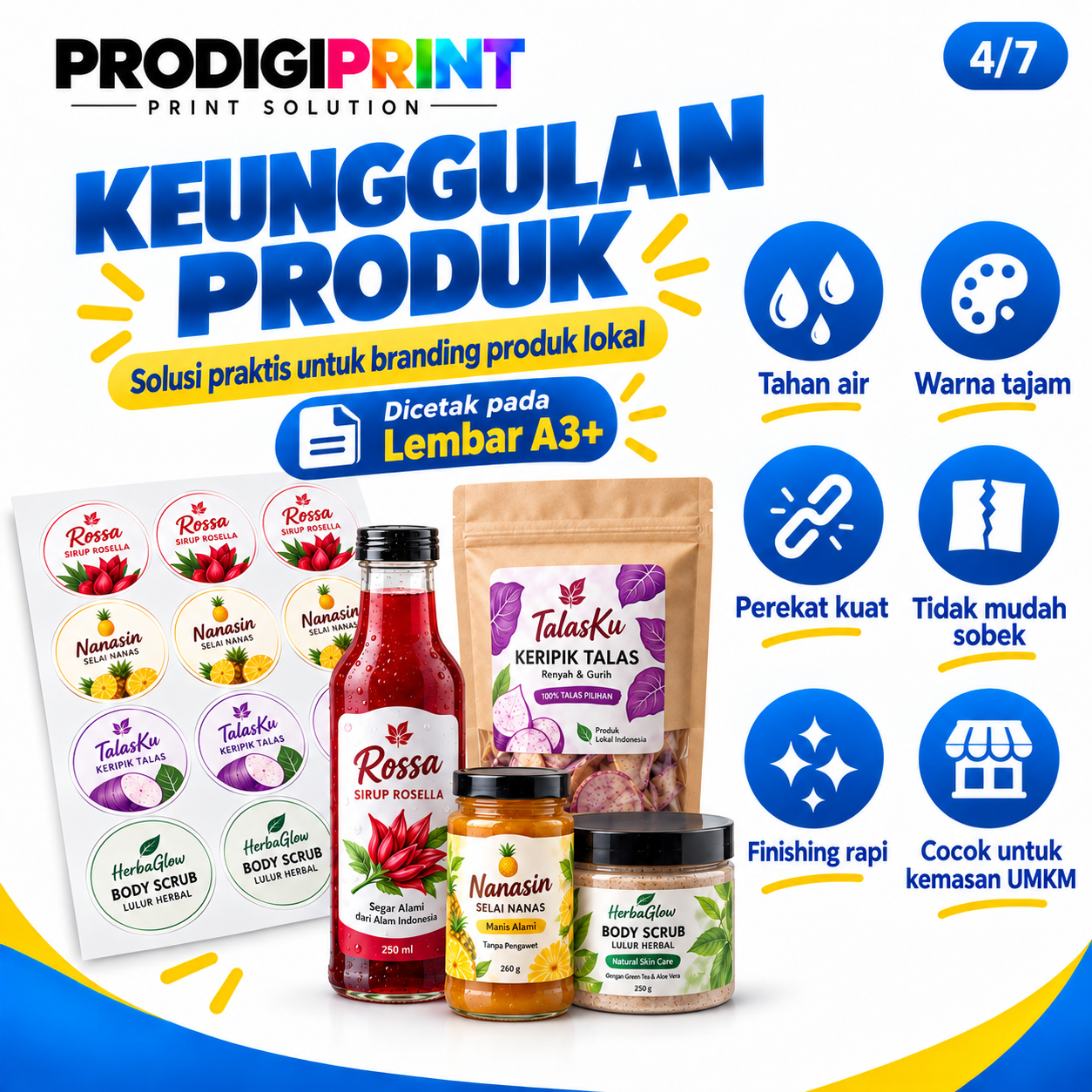 Print Stiker Vinyl A3 — gambar 4 dari 7