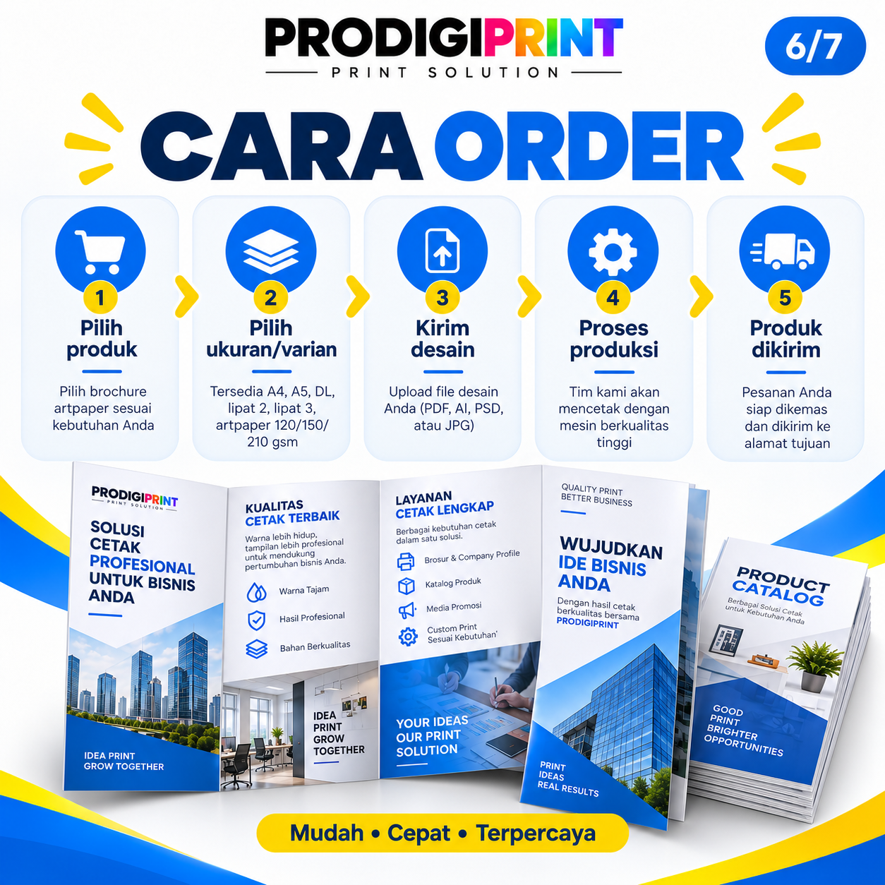 Cetak Brosur Per Rim — gambar 6 dari 7