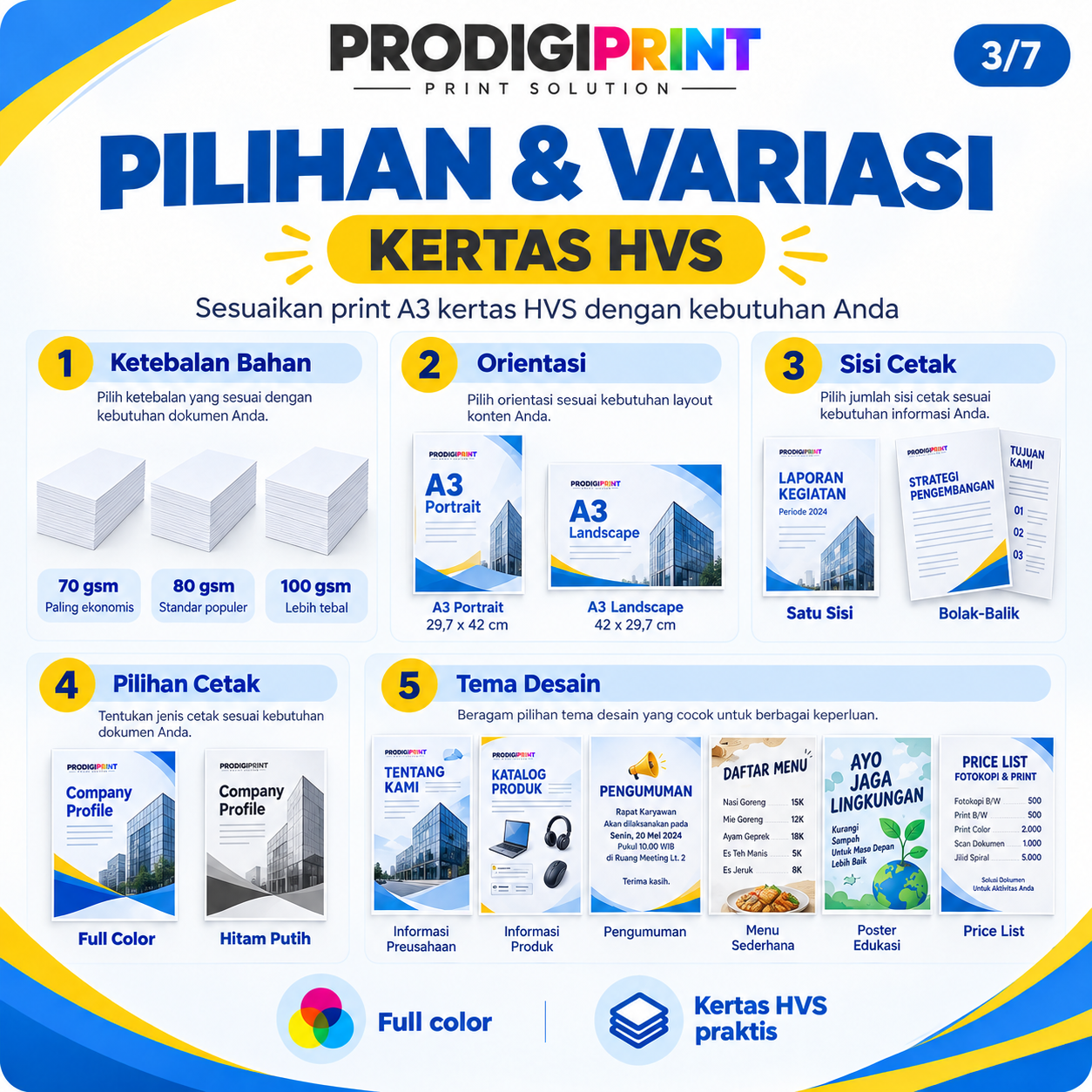 Print Warna HVS perlembar A3 — gambar 3 dari 7