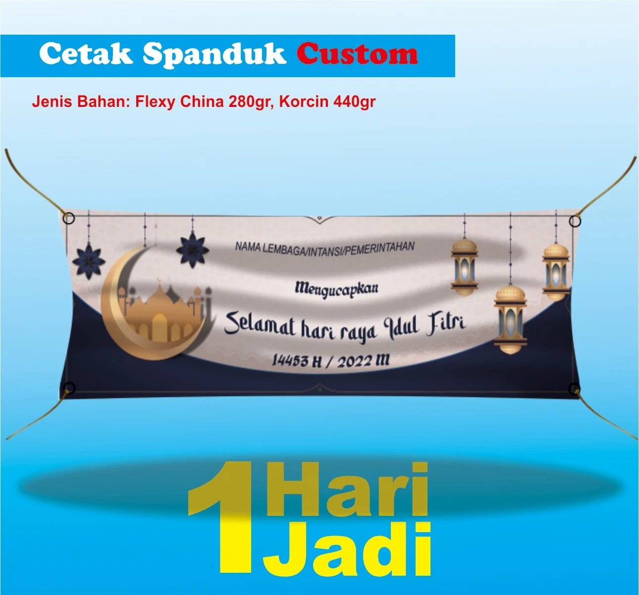 Spanduk Ramadhan 1 Hari Jadi