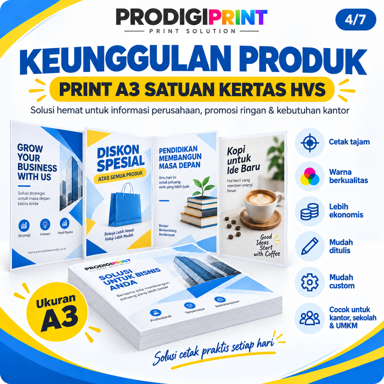 Print Warna HVS perlembar A3 — gambar 4 dari 7