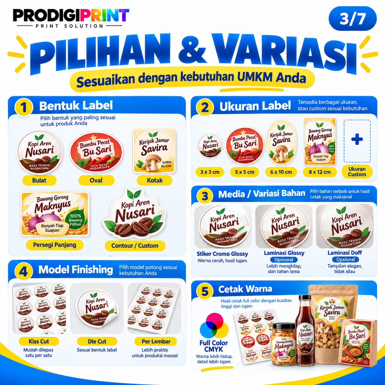 Print Stiker Label Cromo A3 — gambar 3 dari 7