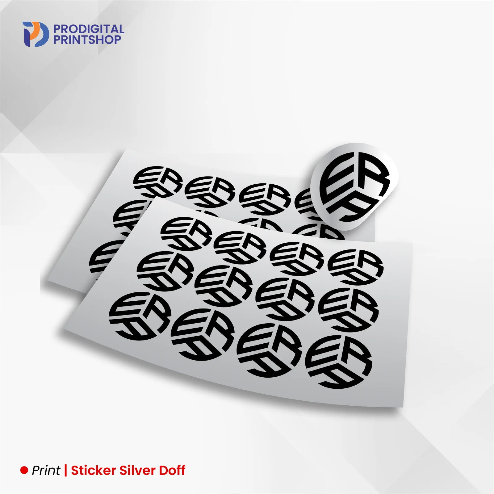 Sticker Silver Doff