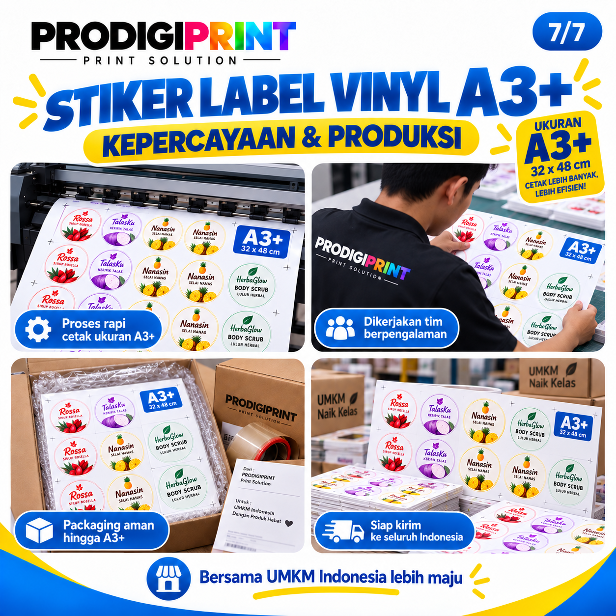 Print Stiker Vinyl A3 — gambar 7 dari 7