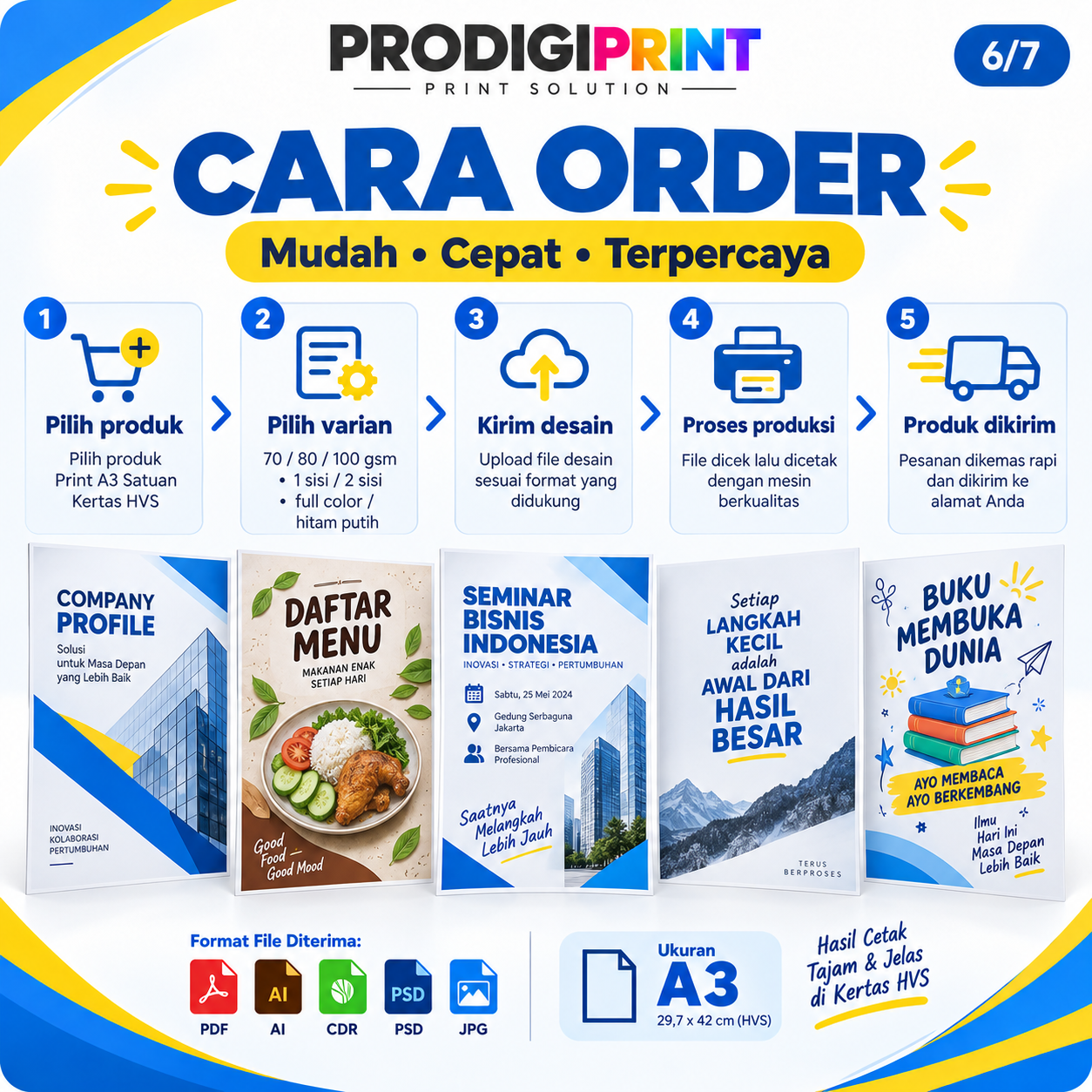 Print Warna HVS perlembar A3 — gambar 6 dari 7
